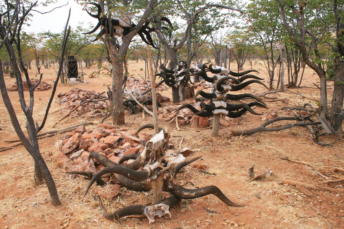 Himba cemetery - Photo Credits: Romina Facchi